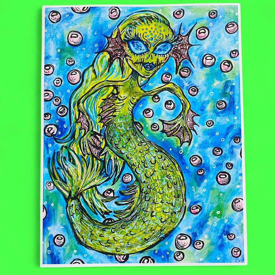 Siren 8.5x11 unmatted art print