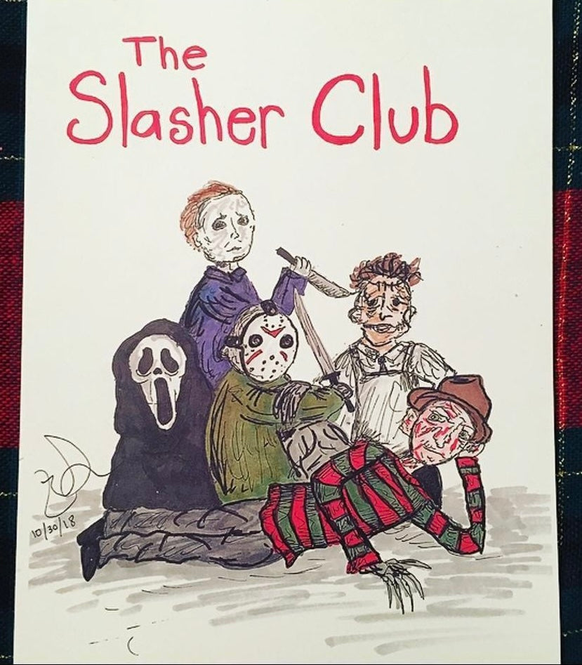 Slasher Club print