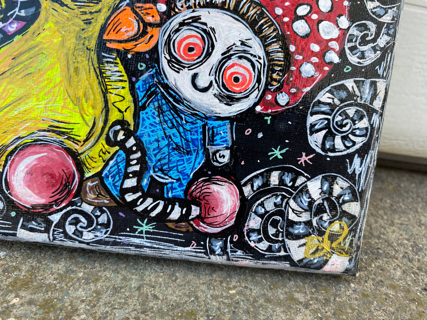 “Steampunk Snails” original painting
