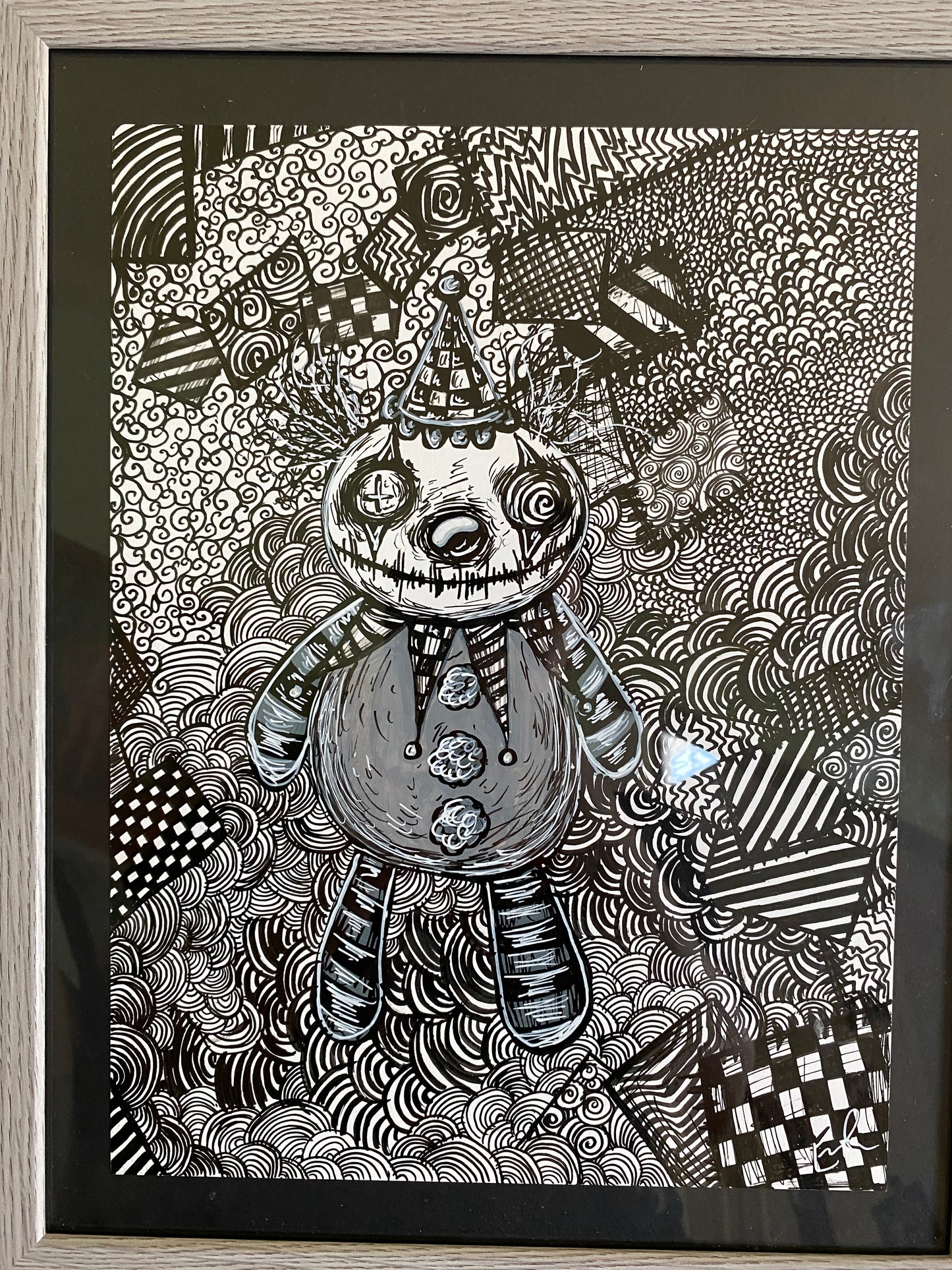 “Baked Potato Casserole” original  framed artwork