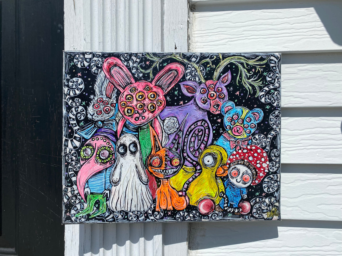 “Steampunk Snails” original painting