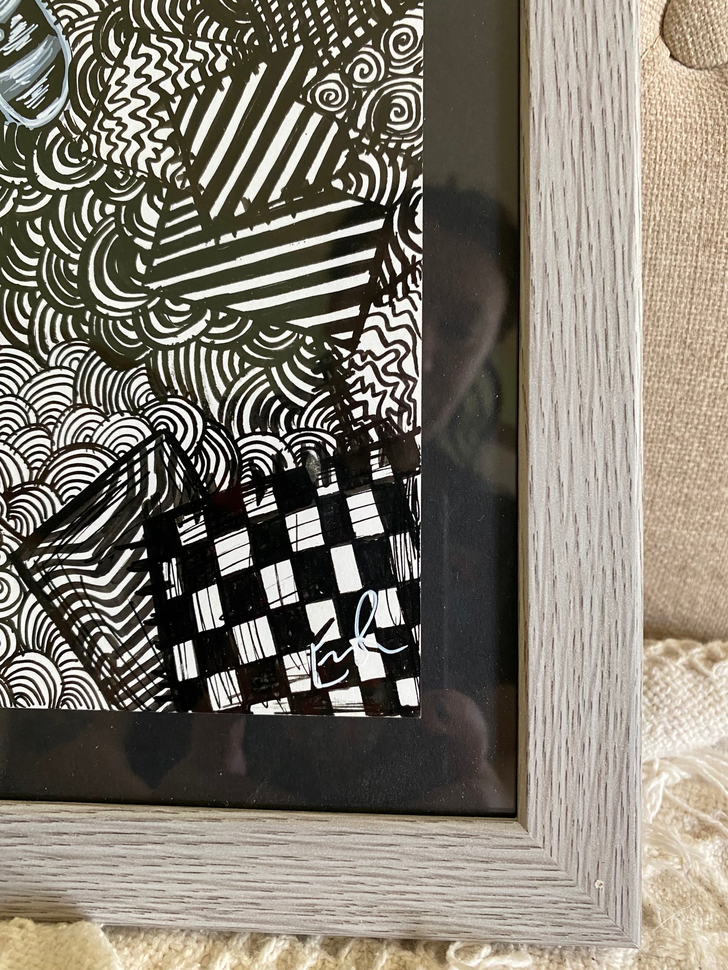“Baked Potato Casserole” original  framed artwork