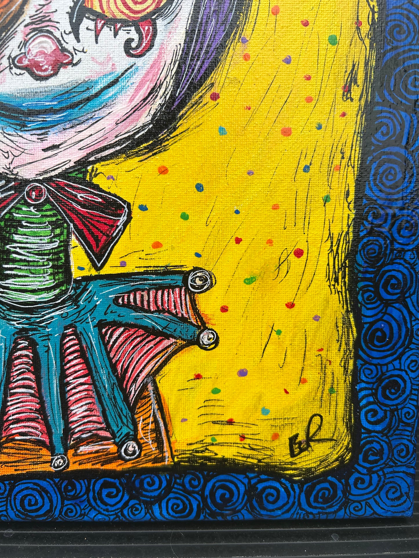 “Guacamole Graveyard” painting