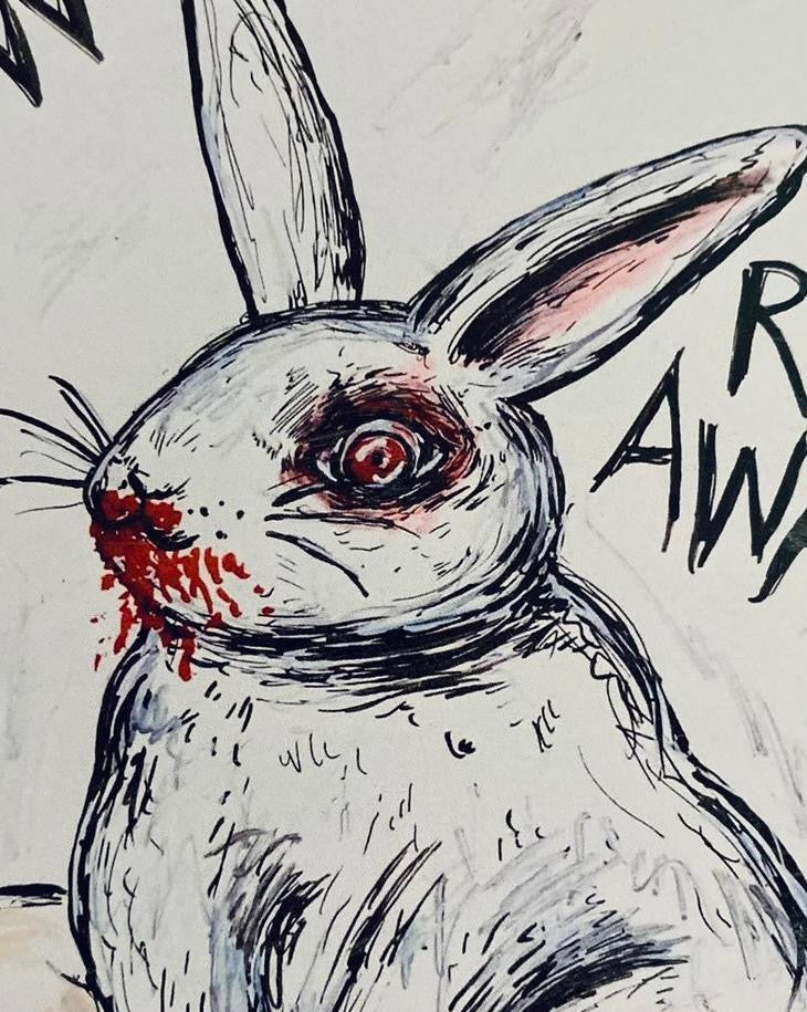 Evil bunny print