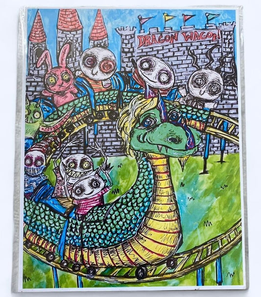 Dragon Wagon print