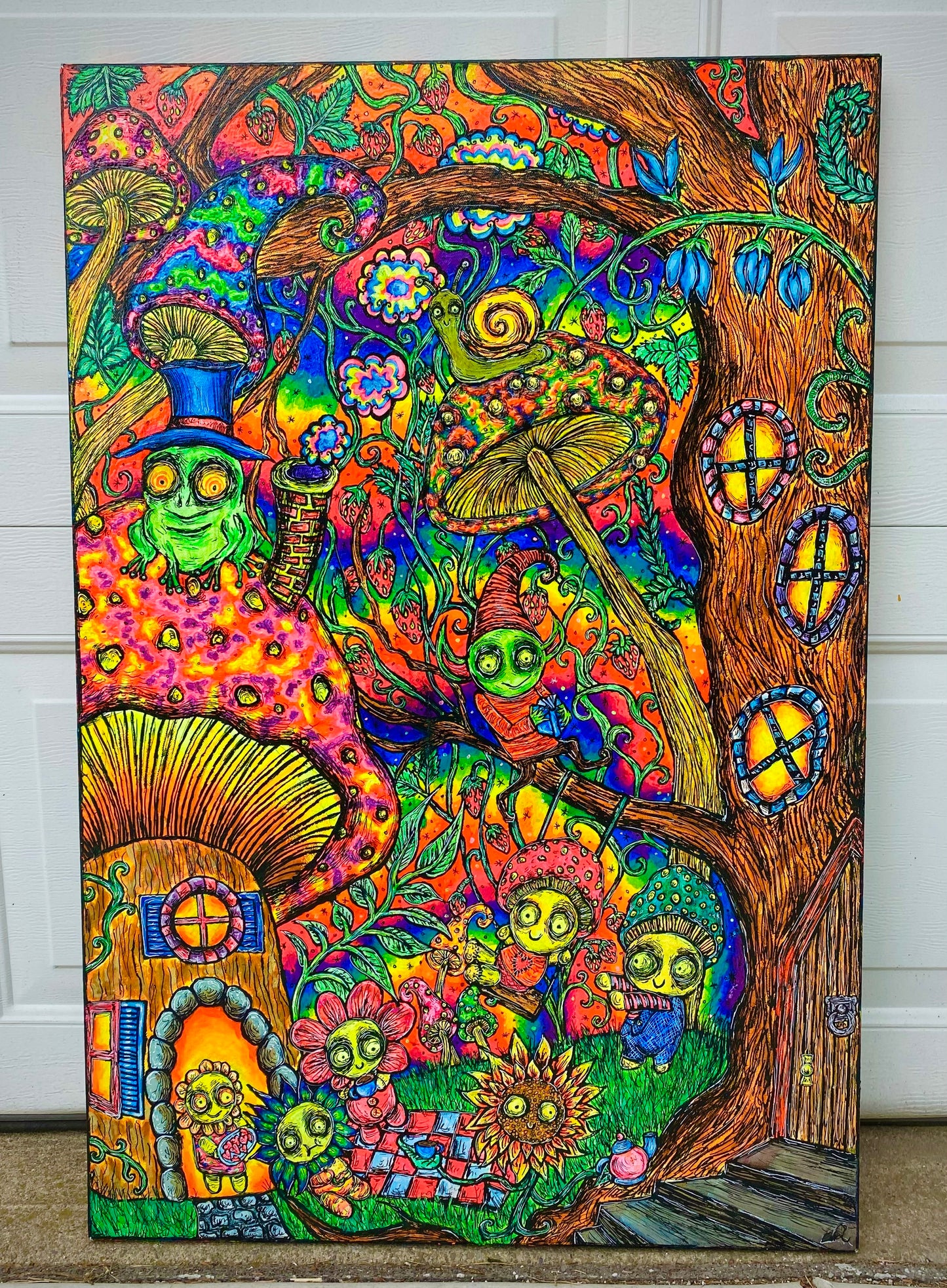 “Nocturnal Ravioli” original painting