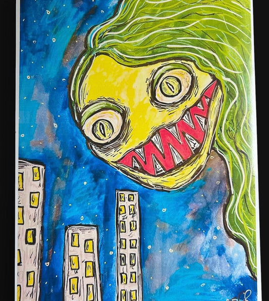 “Delightful Guillotines” print