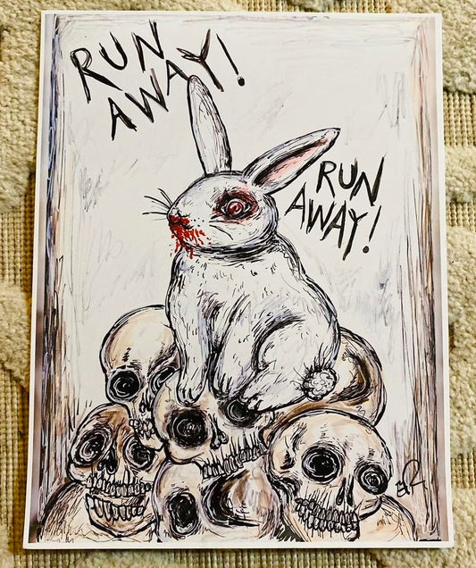 Evil bunny print