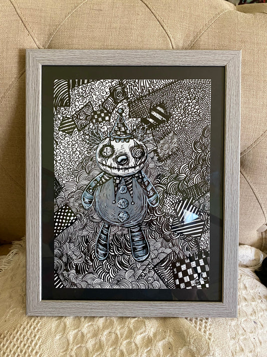 “Baked Potato Casserole” original  framed artwork