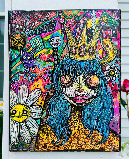 “Sugar-Free Rakes” original painting