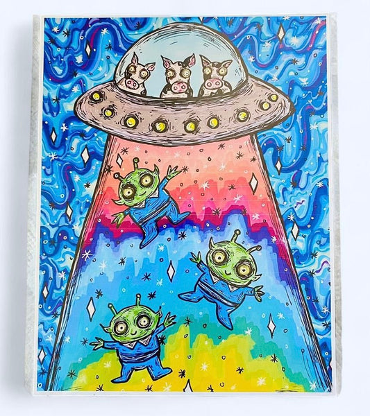 UFO Cows print