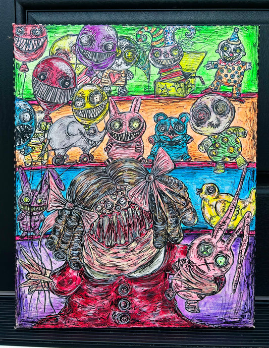 “Toy Store” original painting