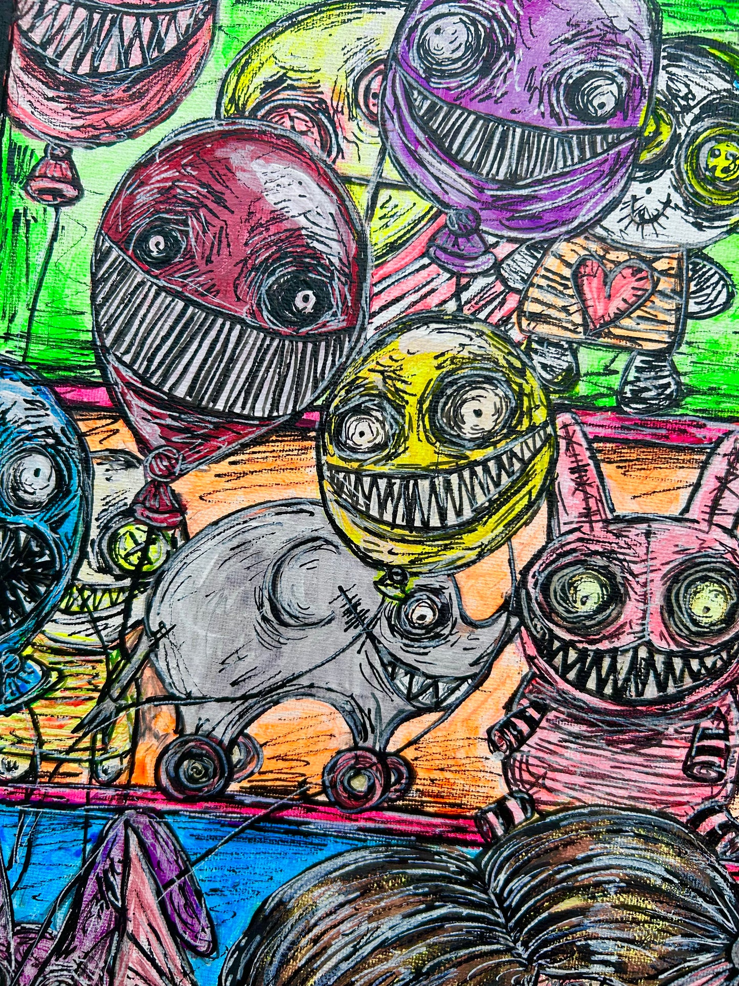 “Toy Store” original painting