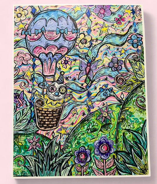 ““Poetic Chili Peppers” print