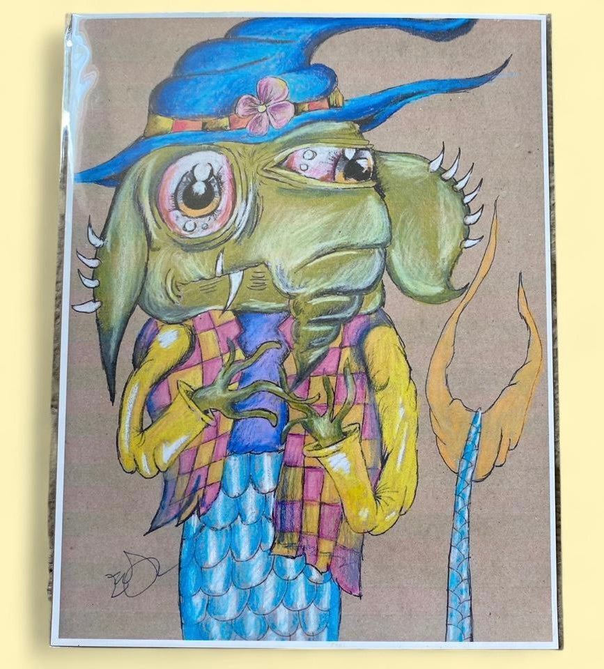 “Hungry For Batteries” print