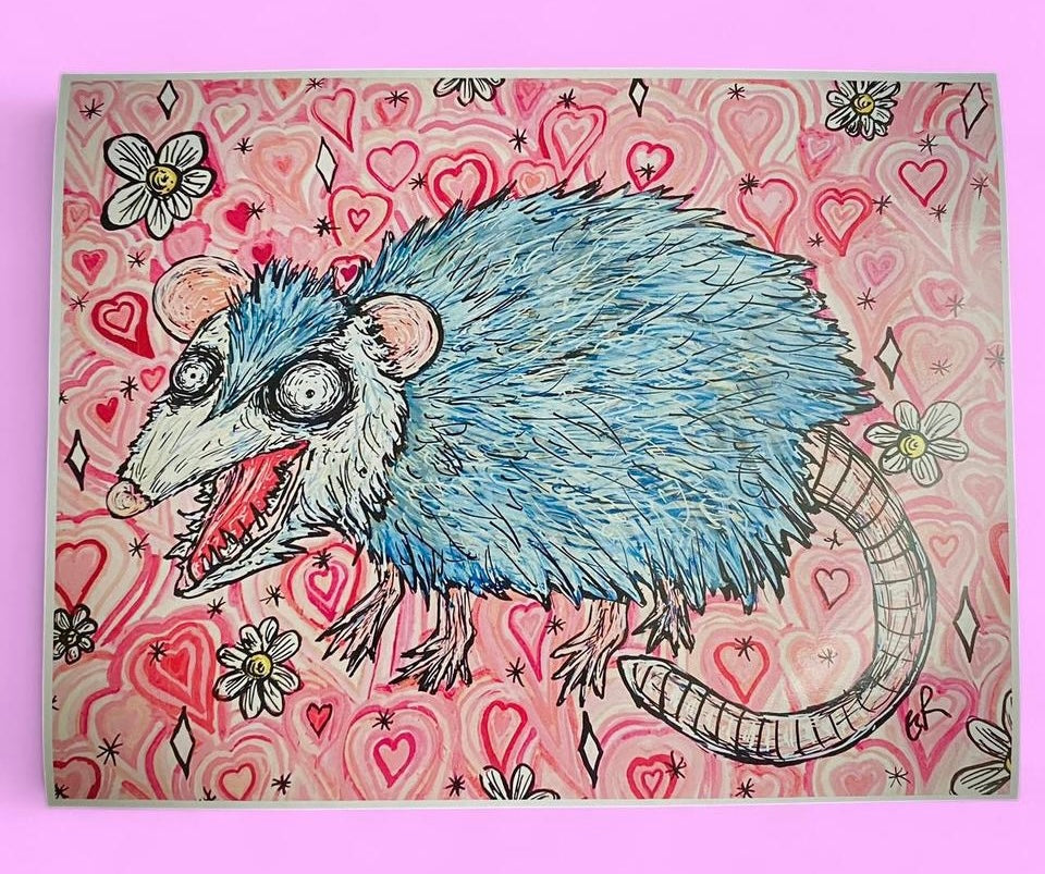 Angy Possum print