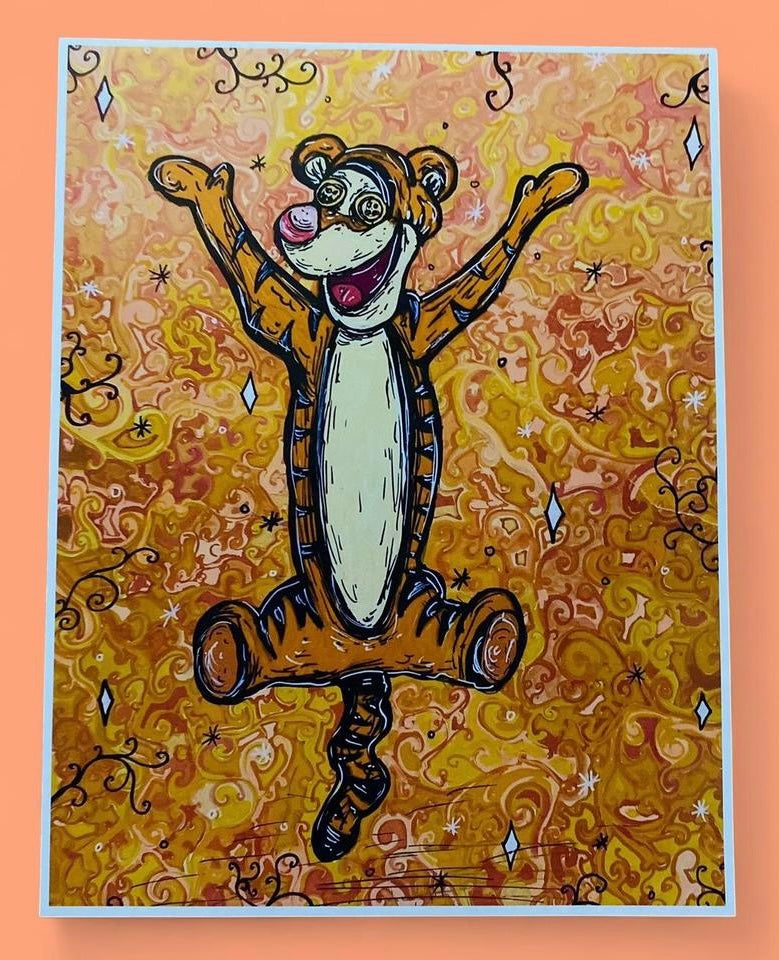 Tigger art print