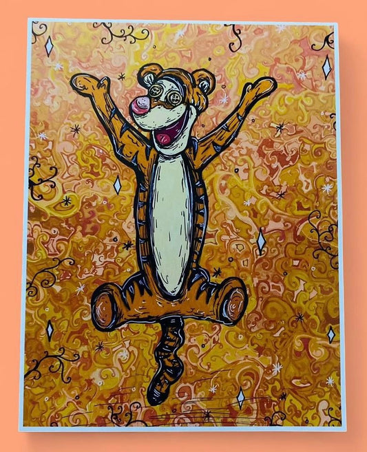 Tigger art print