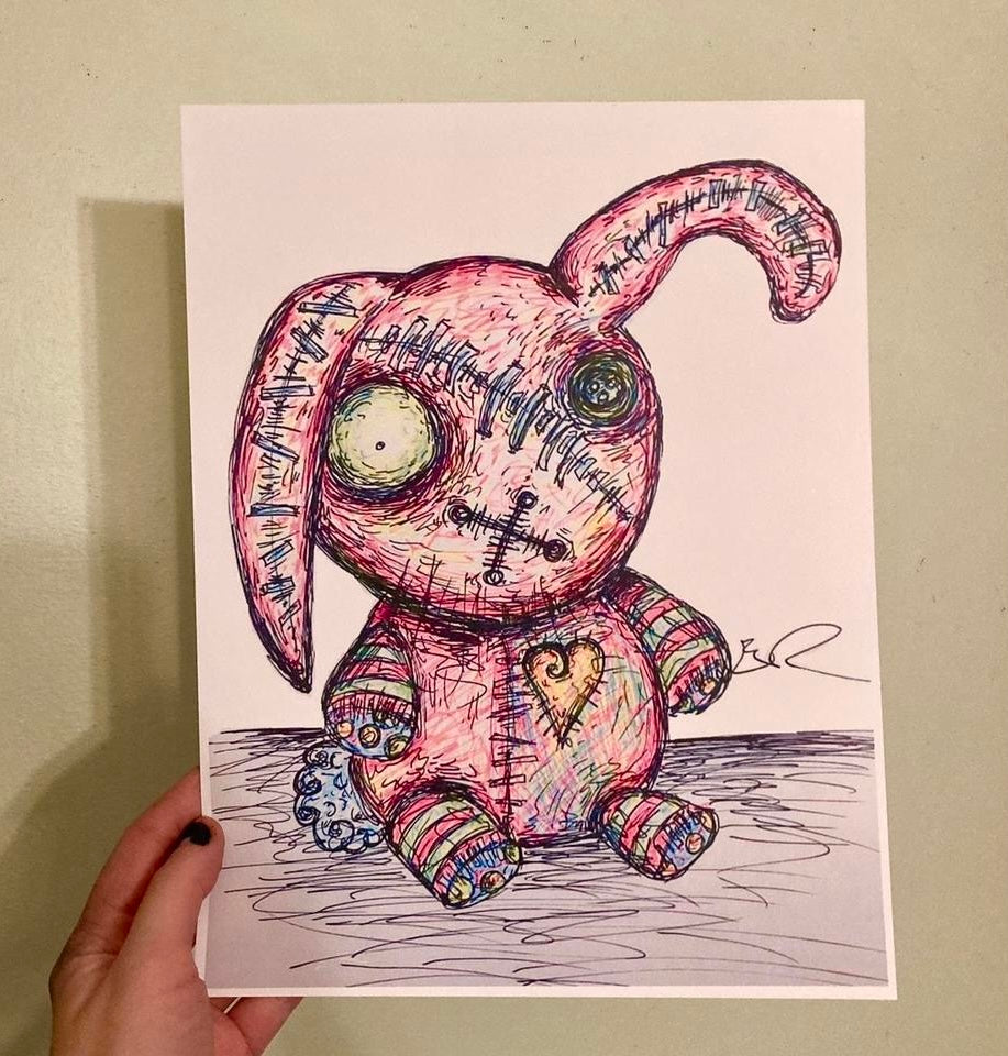 Bun 8.5 x 11 unmatted art print