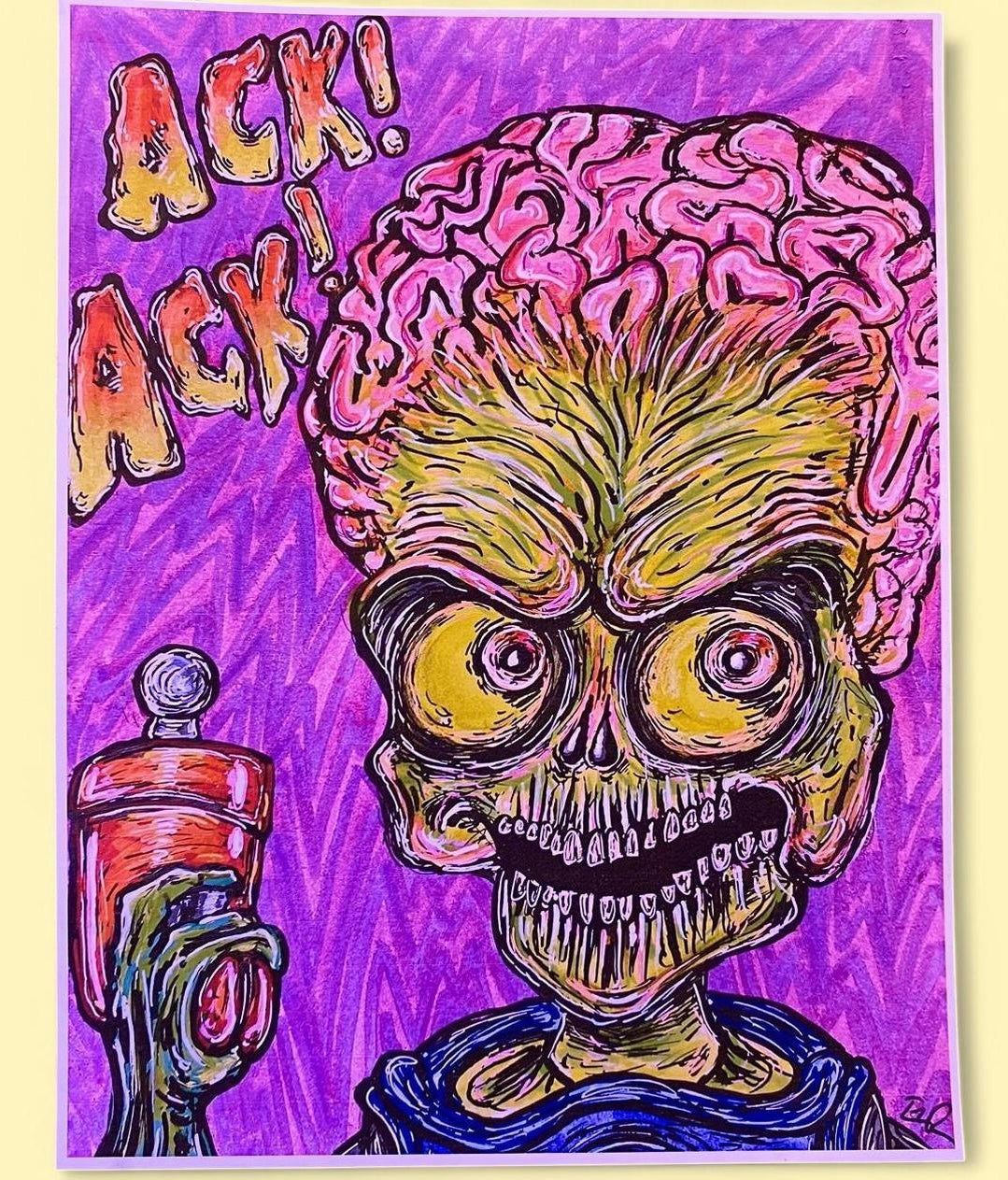 Ack Ack! print