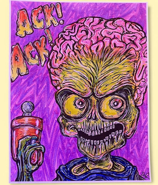 Ack Ack! print