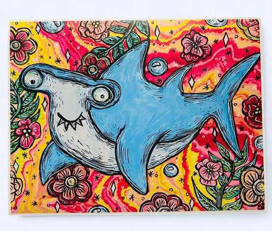 Hammerhead art print