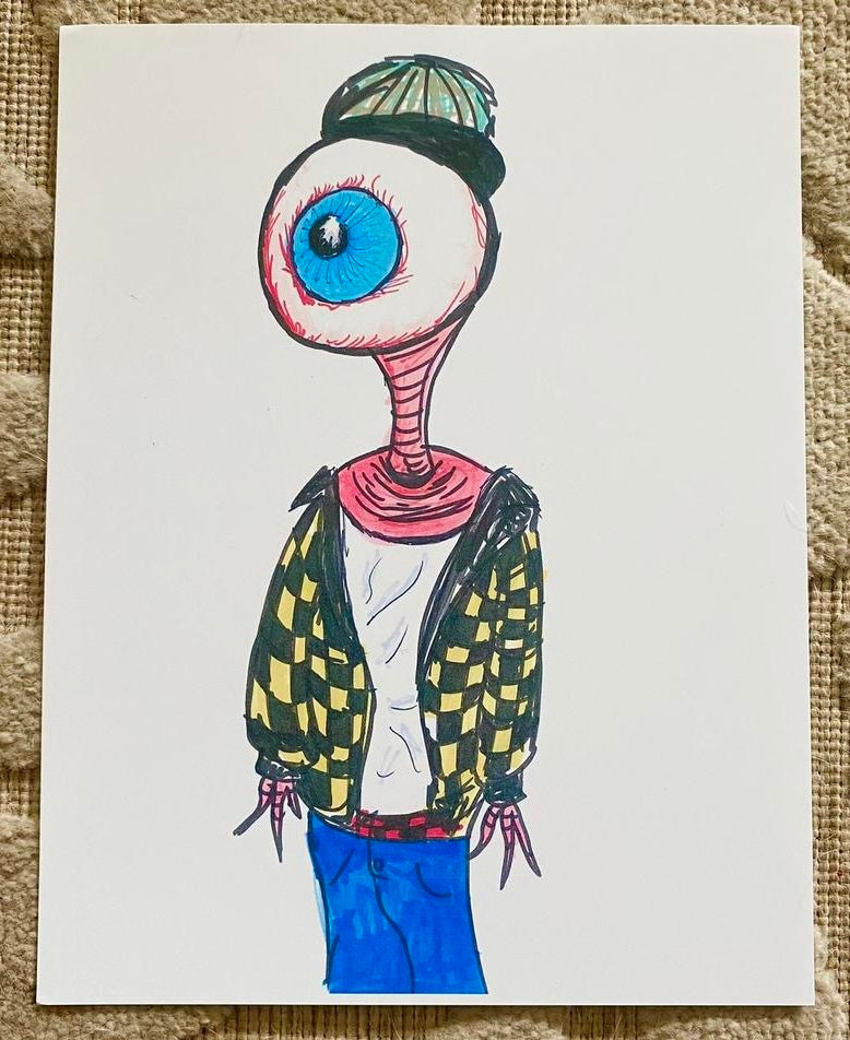 Eyeball Guy print