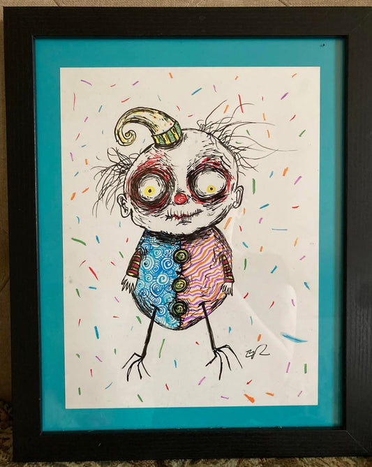 “Plisk” original framed drawing