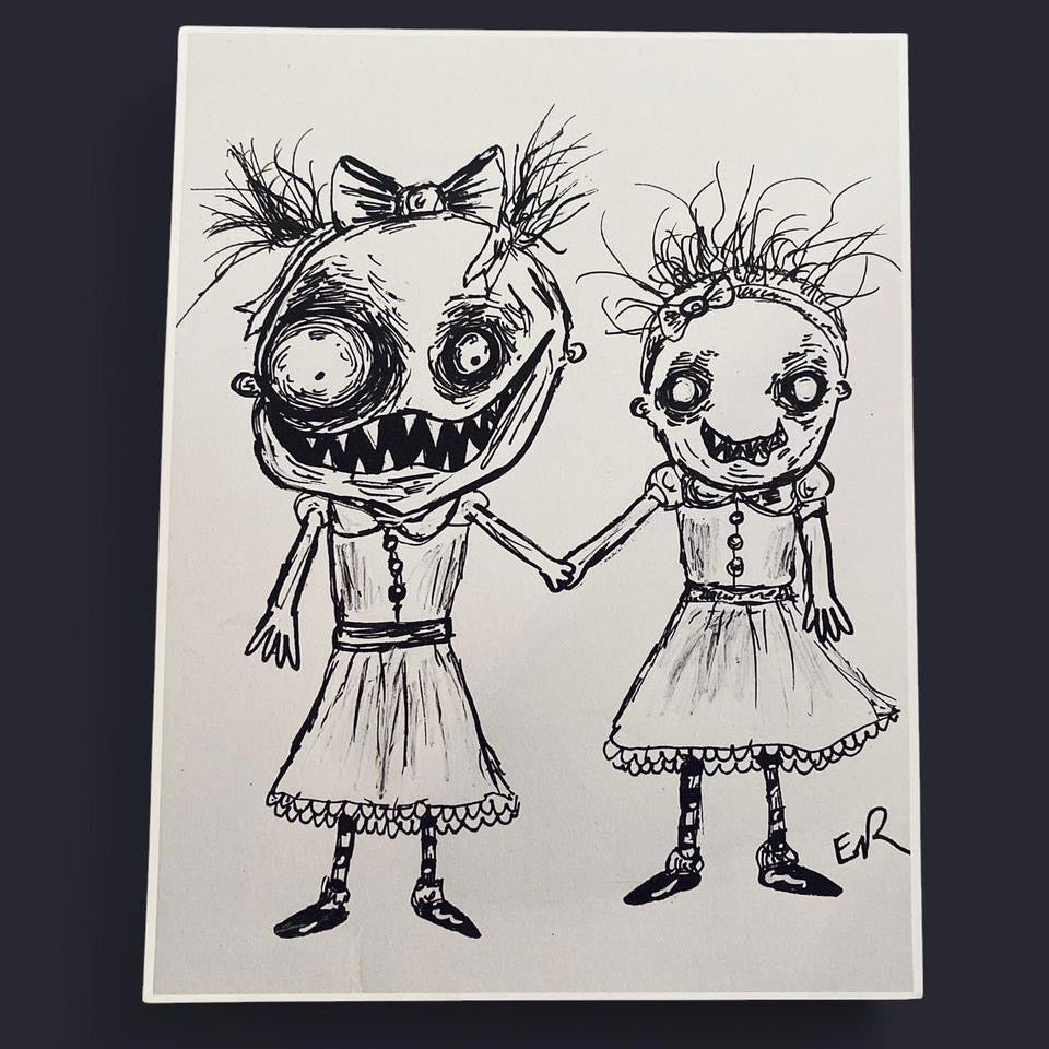 “Sisters” 8.5 x 11 unmatted art print
