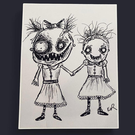 “Sisters” 8.5 x 11 unmatted art print