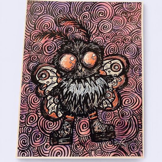 “Goth Moth” 8.5 x 11 print