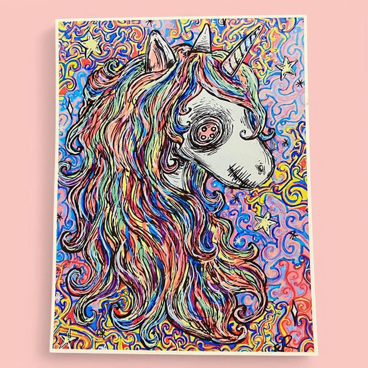 Unicorn 8.5 x 11 art print
