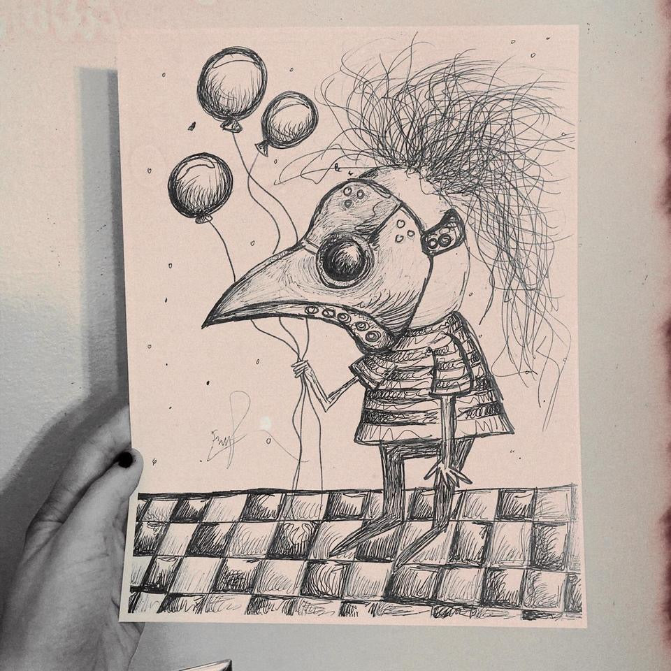 Plague Doctor print