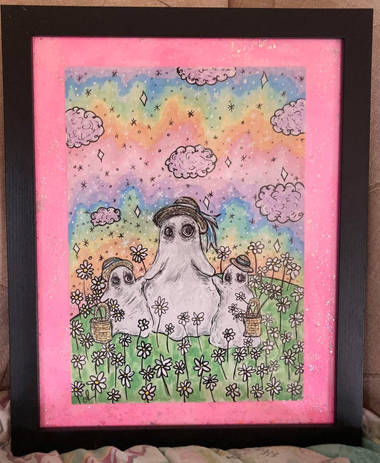 "Ghosties Picking Daisies"